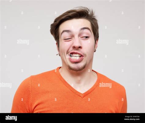 Comical Funny Face Stock Photo Alamy