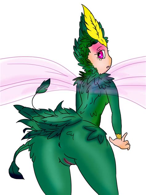 Rule 34 Anus Ass Avian Colored Feathers Female Hybrid Looking Back