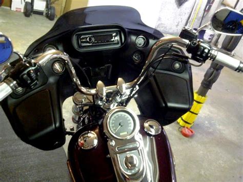 Like looks of street glide but really use trunk and seat for touring. Finished my Dyna Road Glide! See Pics... - Harley Davidson ...