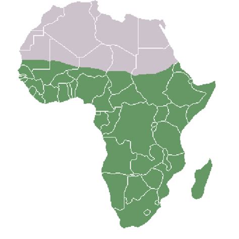 Map Of Africa With Sahara Desert Africa Image Sahara Desert And