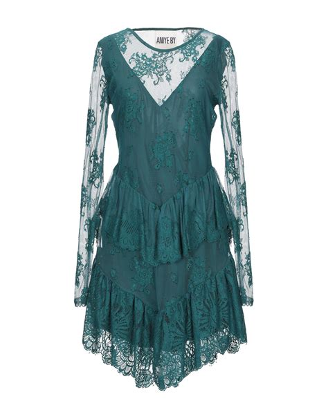Aniye By Short Dress In Deep Jade Modesens
