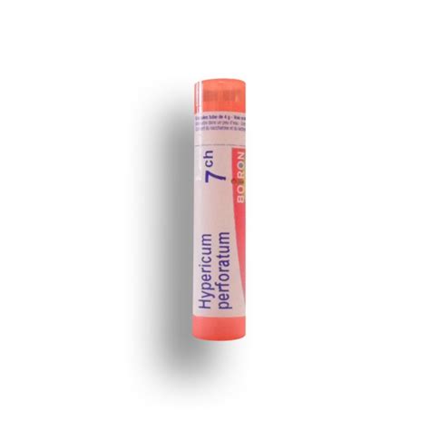 Les gouttes d'homéopathie boiron hypericum perforatum sont disponibles à l'achat sur notre pharmacie en ligne. Hypericum perforatum Boiron tube granules et doses - 4 CH ...