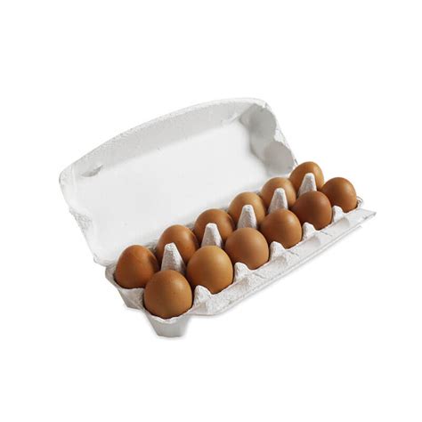 กล่องไข่ สีขาว 12 ฟอง - หงส์ไทย - โรงงานผลิตบรรจุภัณฑ์จากกระดาษ