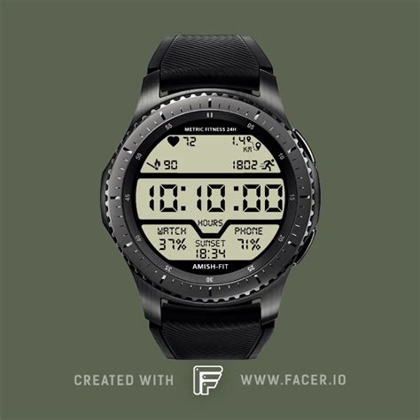 Mr Antisocial Guy Metric Fitness 24 Hour Watch Face For Apple