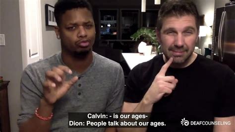 Love And Life Dion And Calvin On Age Gap Relationships Captioned Youtube