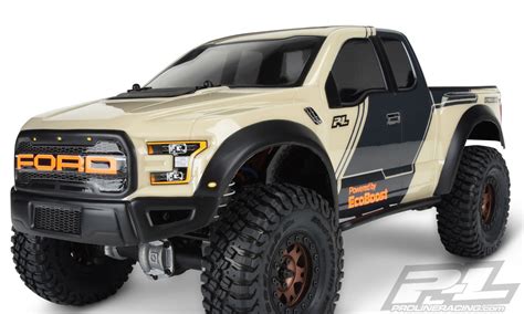 Формула 1 — это скорость! Pro-Line 3516-00 2017 Ford F-150 Clear Body for 12.3" Crawlers