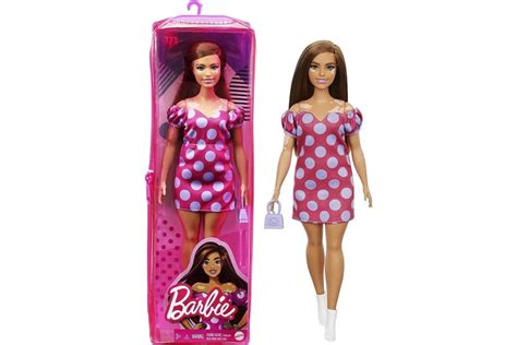 Barbie Fashionistas Doll 171 Polka Dot Dress Grb62 Uk