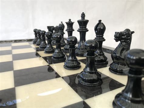 Bold Chess Black And Silver Triple Weight Chess Set Limited Edition