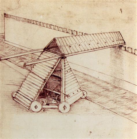 Leonardo Da Vinci Sketches Siegemachine Leonard De Vinci Da Vinci