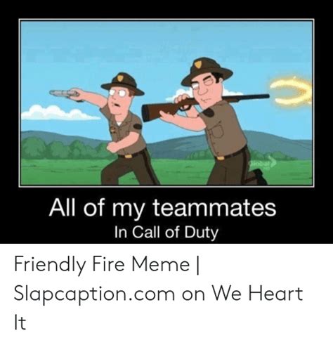 Cod Friendly Fire Meme Captions Trend