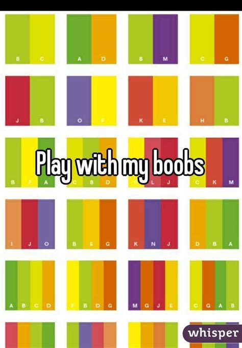 Play With My Boobs