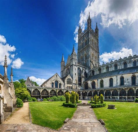Gloucester Cathedral As Seen From The Cloister Credit David Iliff