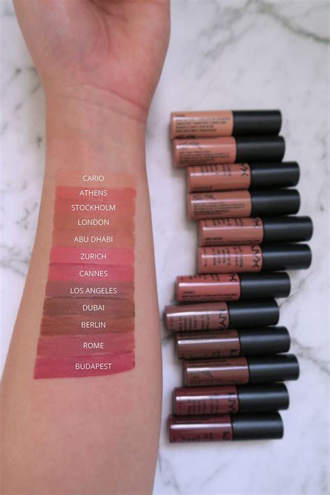 16 results for 1 nyx soft matte lip cream. NYX Matte Lip Cream Vault: Entire Collection Swatches ...