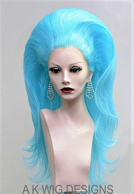 Custom Made Lace Fronted Drag Queen Theatrical Wig