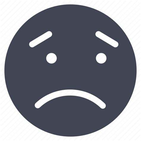 Emoji Emoticon Emotion Face Sad Smiley Icon