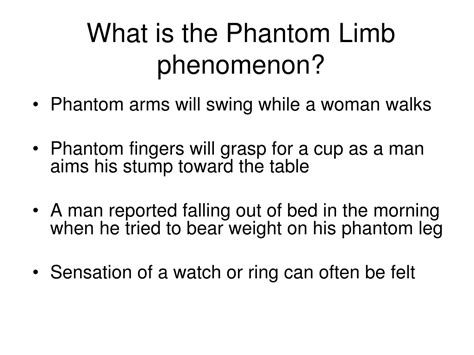 Ppt Phantom Limb Pain Powerpoint Presentation Free Download Id9597625