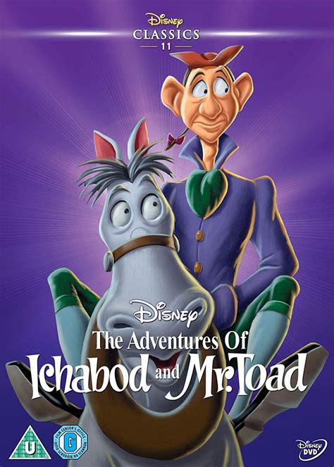 11 The Adventures Of Ichabod And Mr Toad Dvd 1949 Disney Movie Night Disney Films Disney