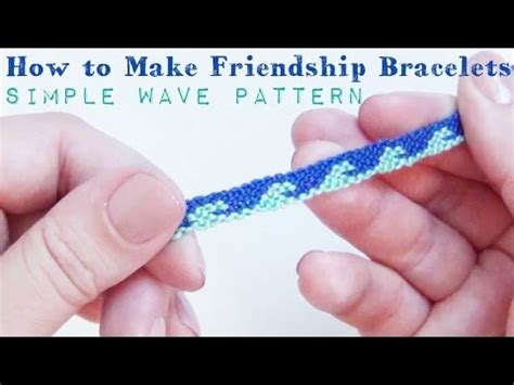 Here's a collection of friendship bracelet patterns for making embroidery floss bracelets. Simple Wave Pattern ♥ How to Make Friendship Bracelets - YouTube
