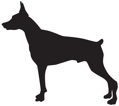 Silhouette Of A Dog At Getdrawings Free Download