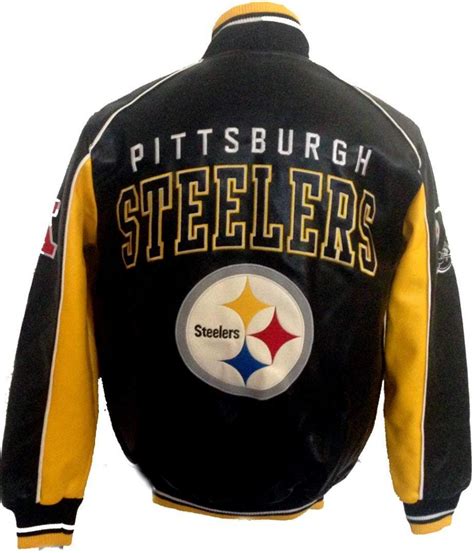 Steelers Leather Jacket Rockstar Jacket