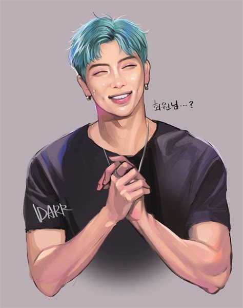 최다르darr On Twitter Bts Fanart Namjoon Fanart Bts Chibi