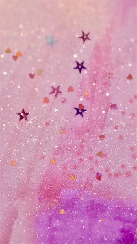 71 Pink Cute Wallpapers On Wallpaperplay Glitter Wallpaper Colorful