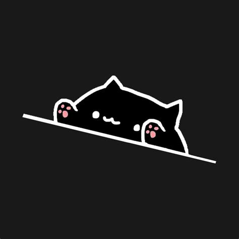 Bongo Cat Black Bongo Cat T Shirt Teepublic