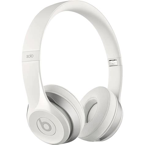 Beats By Dr Dre Solo2 Wired On Ear Headphones White MH8X2AM A