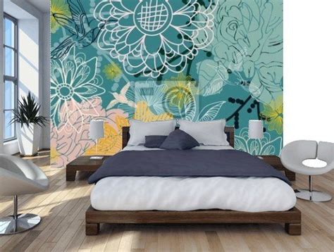 Wall Mural Beautiful Floral Background In 2020 Home Decor Bedroom