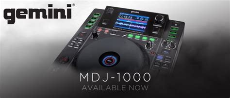 Gemini Mdj1000 Media Player New Professional Dj Player