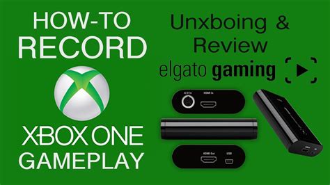 How To Record Xbox One Gameplay Elgato Game Capture Hd Works On Xbox