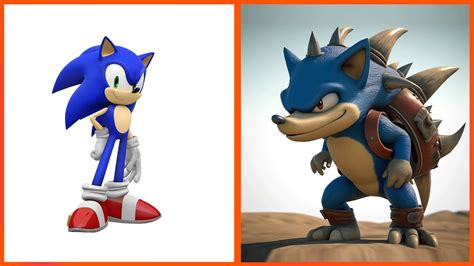 Sonic The Hedgehog All Characters As Dinosaurs 2023 Pony Reallife