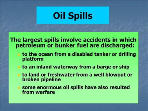 Ppt Oil Spills Powerpoint Presentation Free Download Id6850762