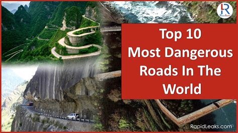 10 Most Dangerous Roads In The World Youtube