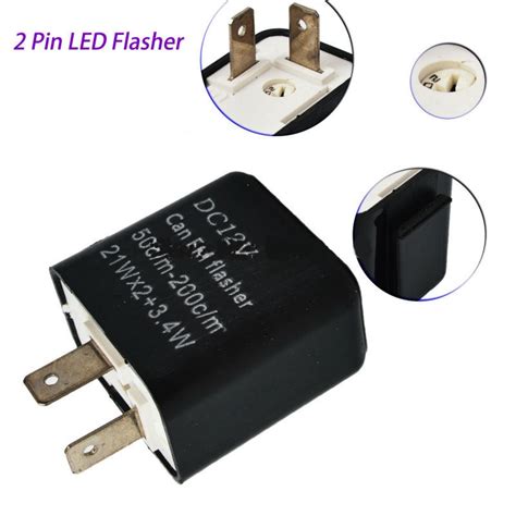 V Pins Adjustable Frequency Led Flasher Relay Motorcycle Turn