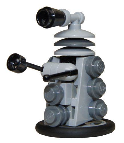 Dr Who Custom Dalek Toy Made With Lego Brand Building Bricks Null