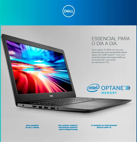 Notebook Dell Inspiron I15 3583 A2yp Tela 156 Intel I5 8265u 32gb