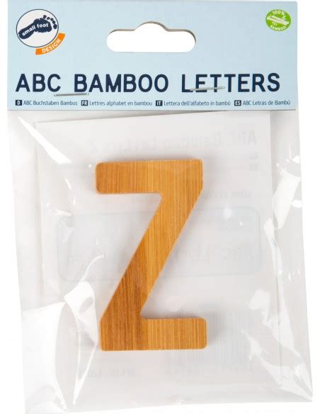 Lettres Alphabet En Bambou Z