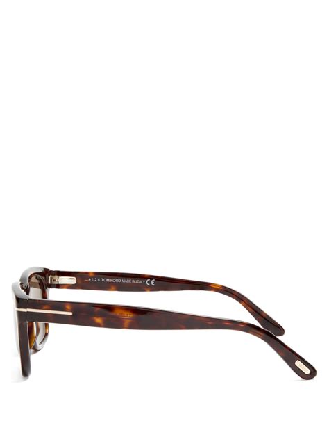 Tom Ford Snowdon Acetate Sunglasses In Brown For Men Lyst