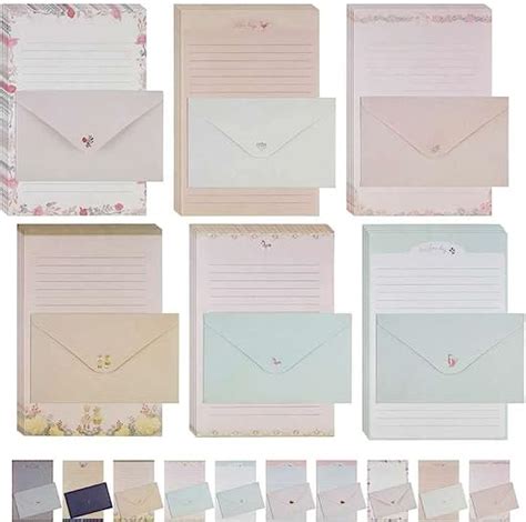 Fysl 90pcs Writing Paper And Envelopes Letter Writing Sets Stationary