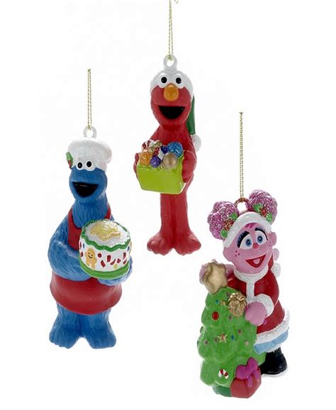 Kurt Adler Kurt S Adler Cartoon Pop Culture Sesame Street Ornaments
