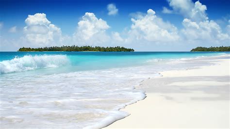 Maldives Beach Beautiful In Summer Hd Wallpaper Background Image