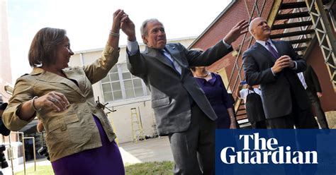 George W Bush Dances In New Orleans During Katrina Event Video Us News The Guardian