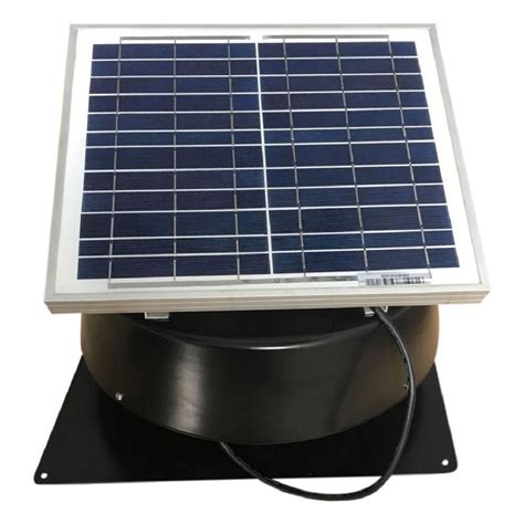 Natural Light 65 Watt Curb Mount Solar Attic Fan Black Artofit