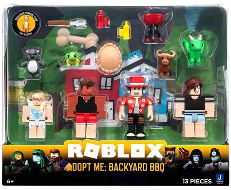 Roblox Adopt Me Backyard Bbq 3 Action Figure 4 Pack Jazwares Toywiz