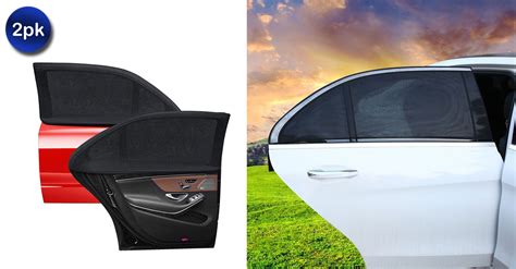 Ggomaart car side window sun shade. 2 Pack: Car Window Sun Shade Front or Rear