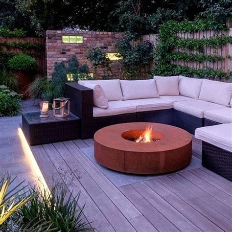 Designed and built using the newest technological advances in burner. Round 120cm Corten Steel Fire Pit Suppliers and ...
