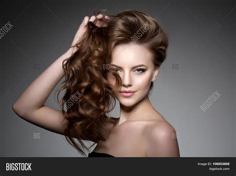 Model Long Hair Waves Image And Photo Free Trial Bigstock