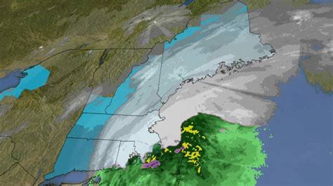 Winter Storm Scott Spreading Snow Across Eastern New England Monday