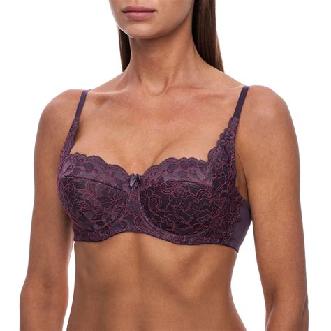 Balconette Bra Push Up Demi Underwire Sexy Lace T Shirt Plus Size Shelf Ebay